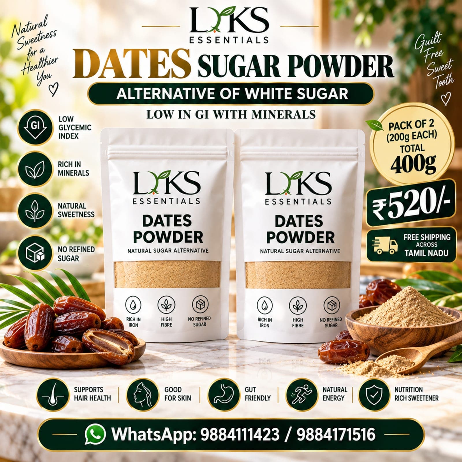 Dates Sugar Powder